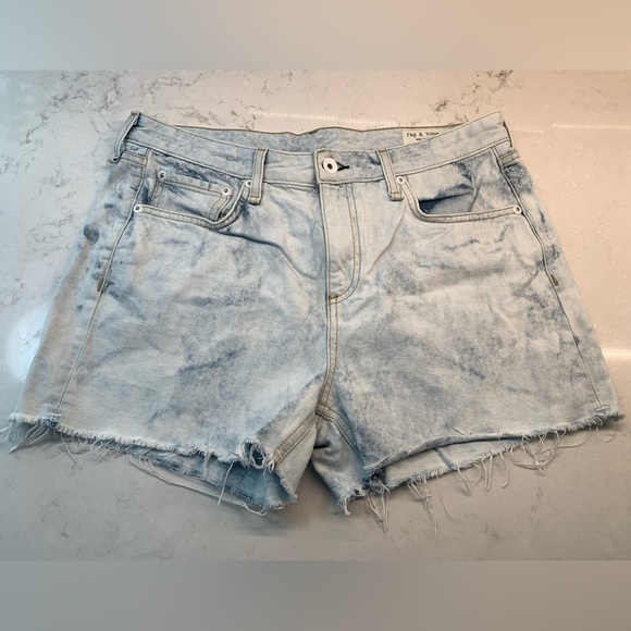 rag & bone Pants - Rag & Bone Oasis Tie Dye Distressed Dre Low Rise Jean Shorts Size 28​